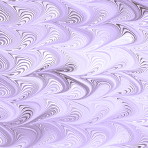 muted purple and white combed marbled square