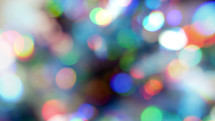 glow of lights with bokeh effect, abstract background