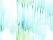 Streaky green, turquoise and blue on white - abstract background