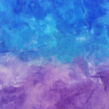 painted brush stroke canvas texture in turquoise blue and purple