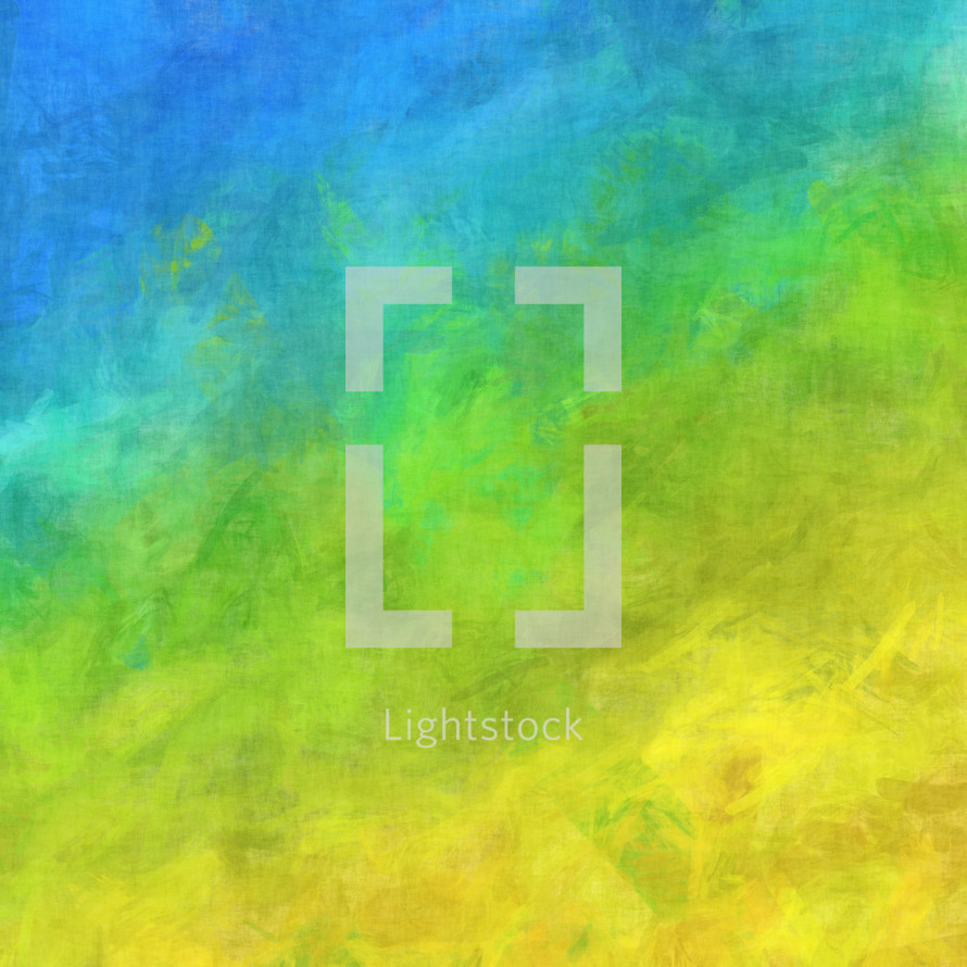 brush stroke texture background in blue green yellow