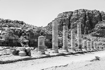 columns at ruins 