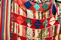 colorful patchwork blanket 
