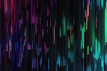 Colorful Digital Glitch Effect Background