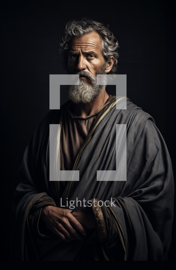 Striking image of the Apostle Paul
