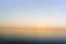 The Dead Sea at sunrise