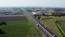 Aerial View Of Highway