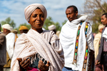a woman in Ethiopia 