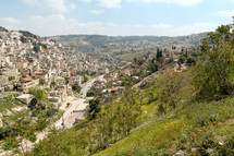 City of David and Kidron Valley from the north.