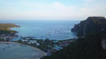 Aerial cinematic drone Koh Phi Phi Islands Thailand 