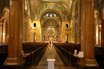 Interior of St. Louis Cathedral.