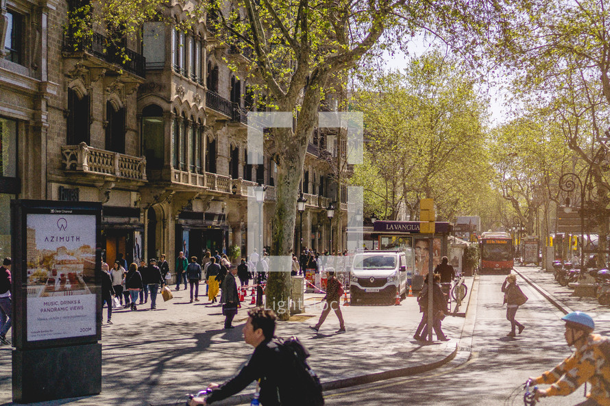 Streets of Barcelona Spain 