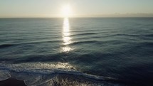 Ocean at morning with sun 