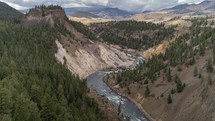 536360072Time Lapse of Calcite Springs in Yellowstone River at Grand Canyon of the Yellowstone National Park, Wyoming