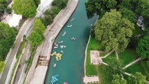 Tubers Going Floating the Comal River.