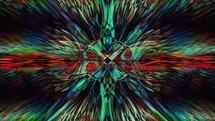 Ornamental Psychedelic Pattern Abstract Background	