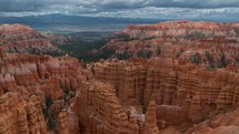 Bryce Canyon National Park - Cloudy Day, Storm, Rain Time Lapse