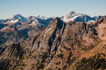 Jagged mountains of the North Cascades 