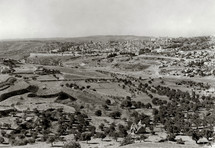Jerusalem and the Kidron Valley from Mount Scopus.
