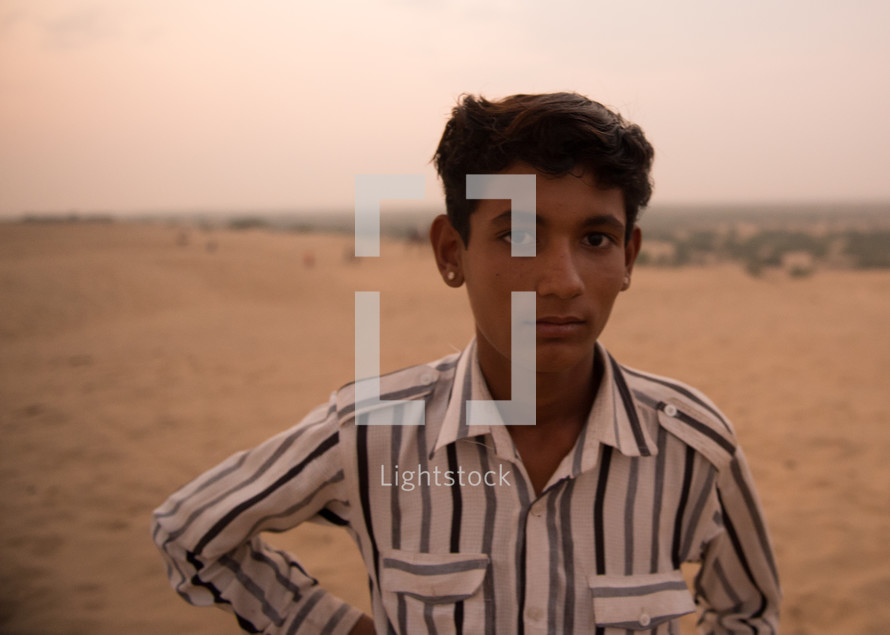 teen boy in India 
