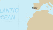 Santa Maria Exact sailing route to America Map Route