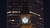 The city clock Toronto 