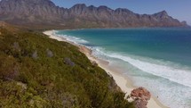 South Africa aerial drone Garden Route Koeel Bay 