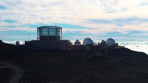 Telescope Observatory on top of Mountain