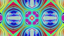 Abstract Kaleidoscopic Seamless Looping Pattern	