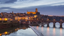 Albi during the Blue Hour France 