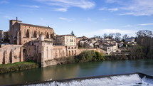 Gaillac, France, daytime in old town