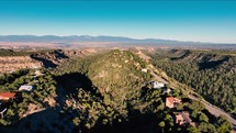 Los Alamos New Mexico pull back over Barranca Mesa