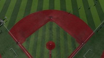 Baseball field overhead view in Albuquerque New Mexico