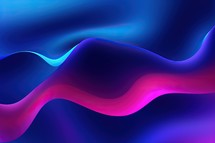 Abstract Blue Purple Wavy Background