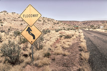 floodway sign in Australia 
