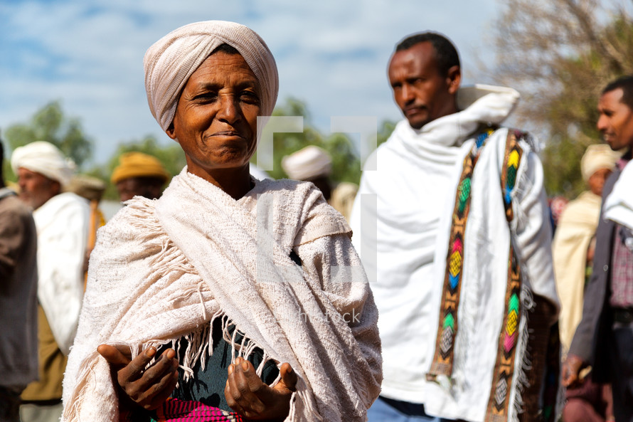 a woman in Ethiopia 