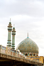ornate mosque in Iran 
