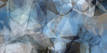 angles and geometric shapes in blue and gray-brown