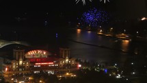 Chicago Navy Pier and fireworks