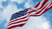 American Flag Weaving at Wind 