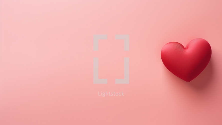 minimalistic heart for a valentine's background 
