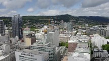 Aerial drone footage of Portland
