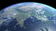 The India state view from satellite
