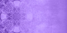medallion purple background 