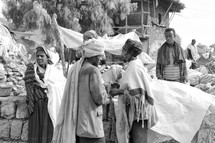 vendors in a market in Ethiopia 