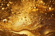 Gold Glitter Resin Texture Background