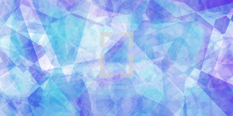 geometric shapes in purple, turquoise, blue and white angled and overlapping - abstract background