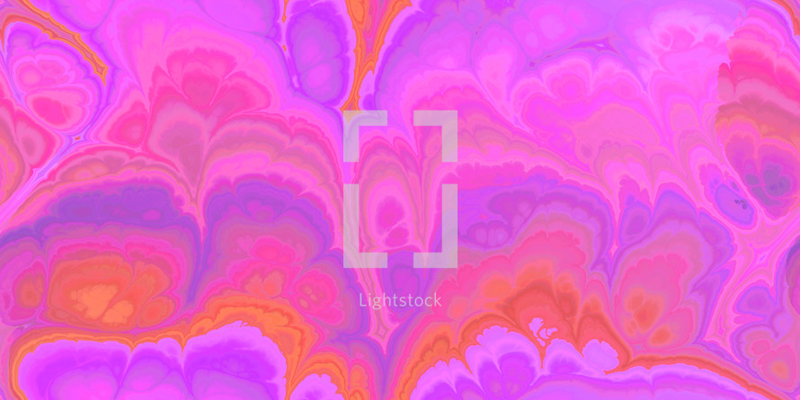 pink purple orange marbleized paint effect fractal seamless tile