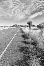 road through the outback 