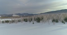 Pano Winter Mountain Landscape